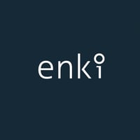Enki.AI Logo Dark Background Square High Resolution